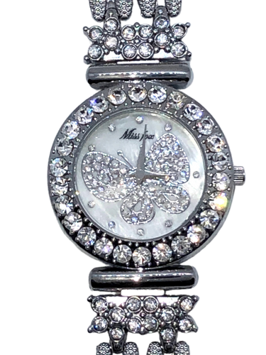 Diamond Butterfly Waterproof Watch - Xtreme Bling