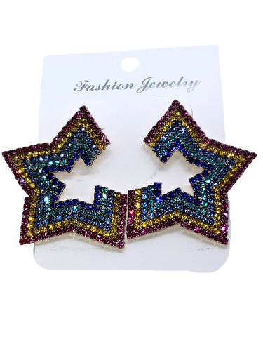 Shooting for the Stars Earrings - Xtreme Bling