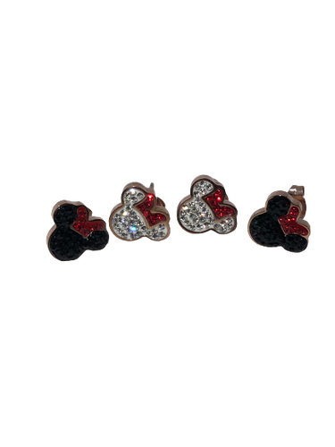 Minnie Mouse Studs - Xtreme Bling